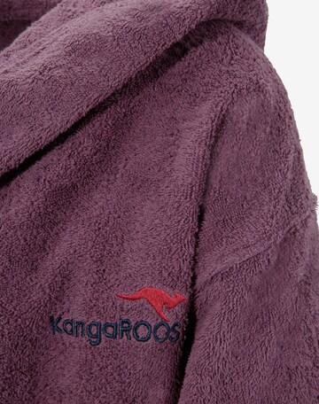 KangaROOS Long Bathrobe in Purple