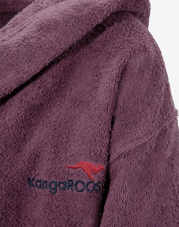 KangaROOS Long Bathrobe in Purple