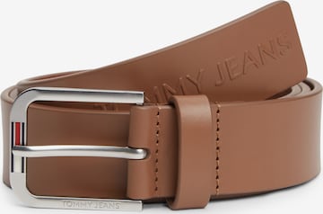 Tommy Jeans Bälte 'AUSTIN SEASONAL' i brun: framsida