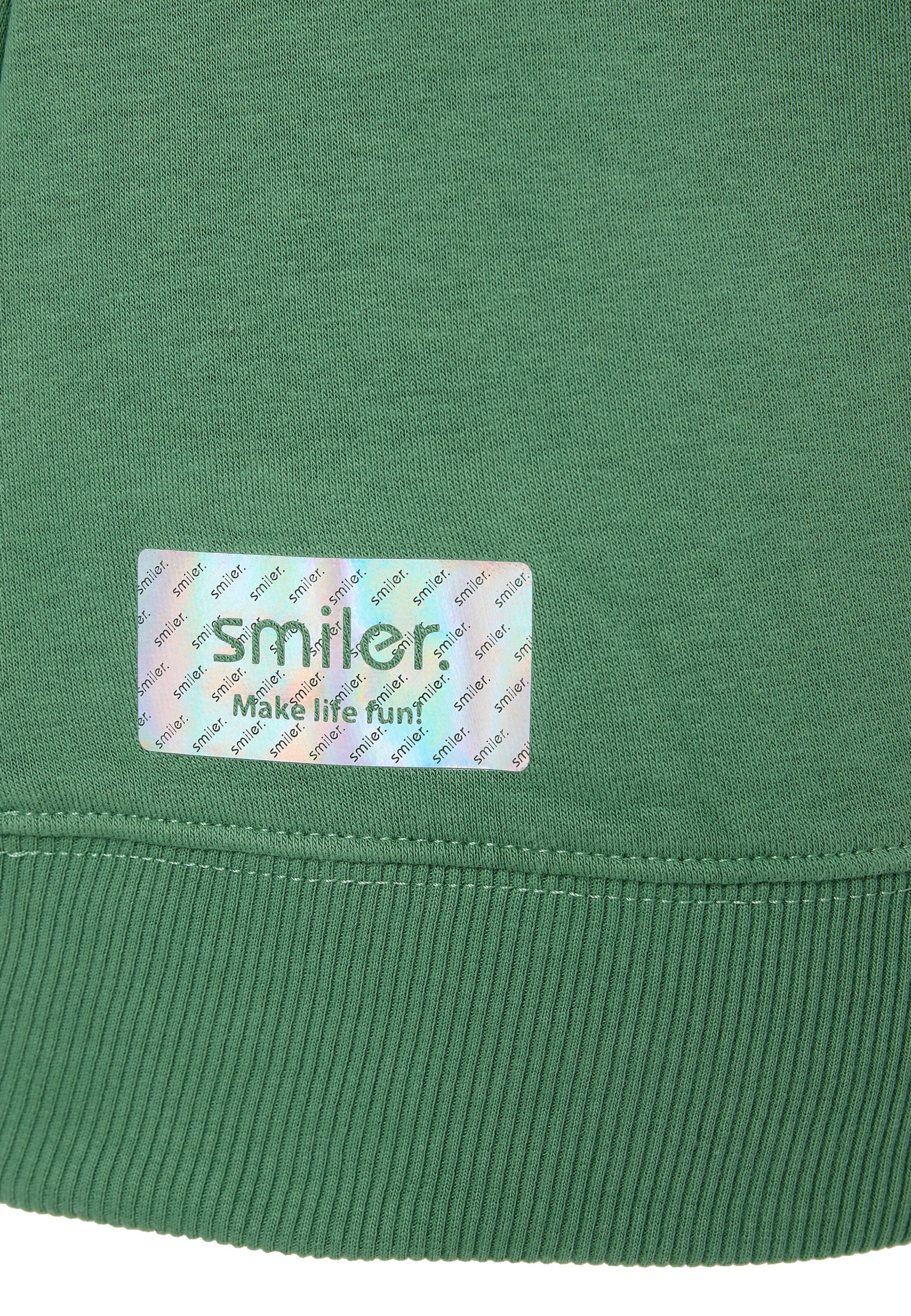 smiler. Sweatshirt 'Cuddle' in Groen