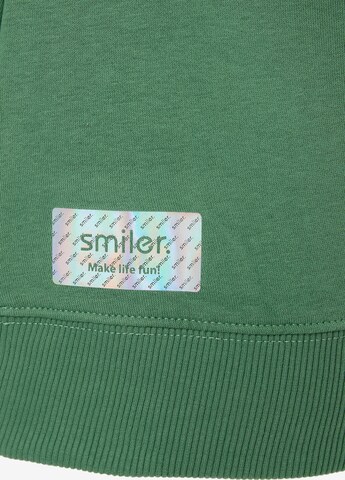 smiler. Sweatshirt 'Cuddle' in Groen