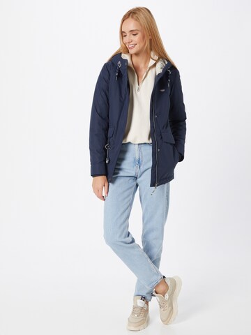 Ragwear Between-Season Jacket 'JAZMIN' in Blue