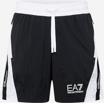 EA7 Emporio Armani Regular Sportbroek in Zwart: voorkant