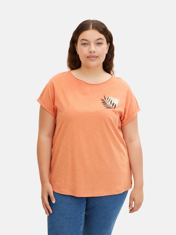 Tom Tailor Women + T-Shirt in Orange: predná strana