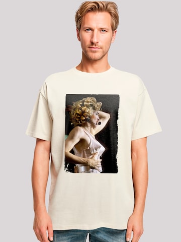 T-Shirt 'Madonna Live At Wembley 1990 By Stephen Wright' F4NT4STIC en beige : devant