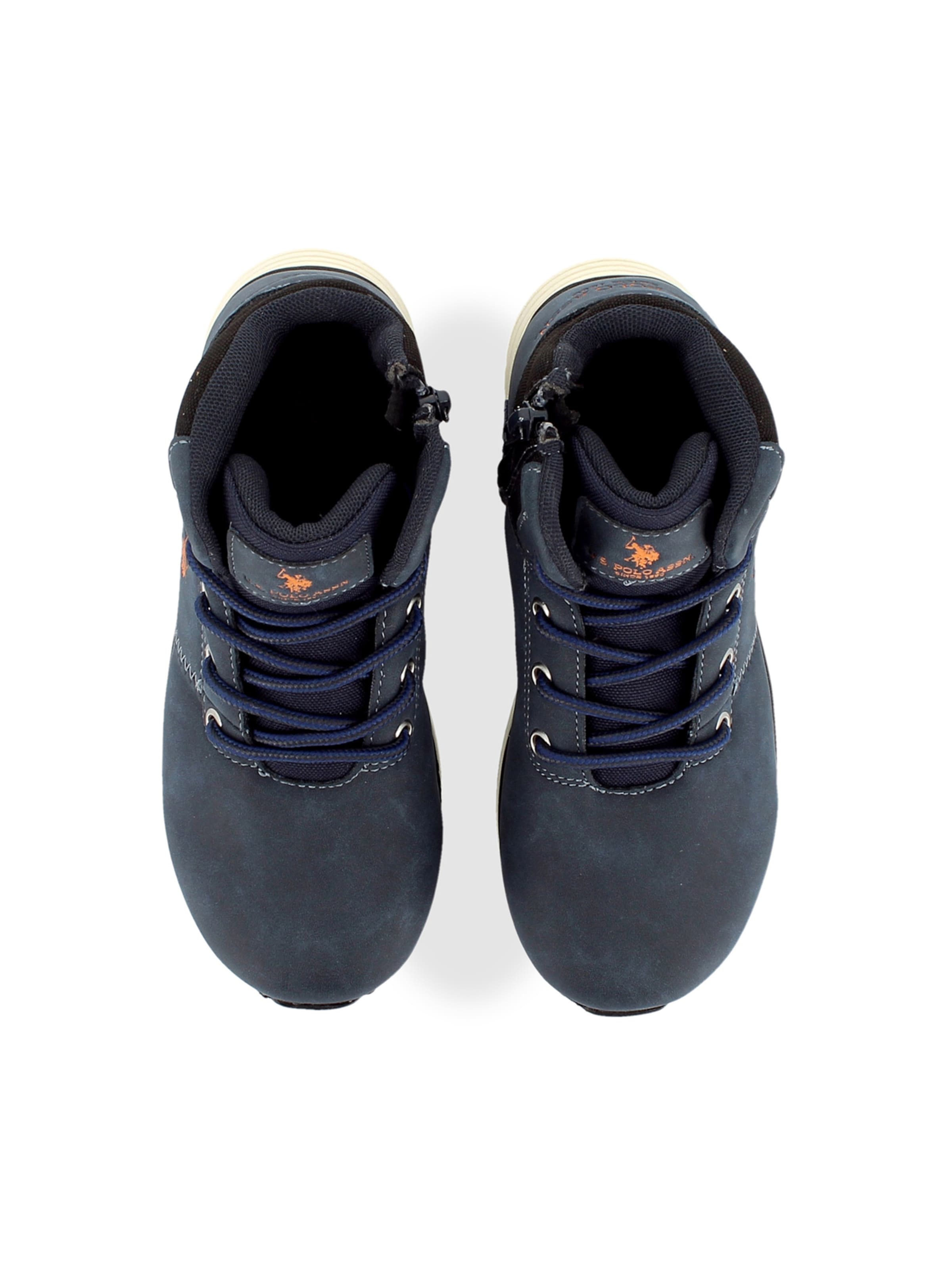 US POLO ASSN. Laarzen 'Carter' in Blauw: bovenkant