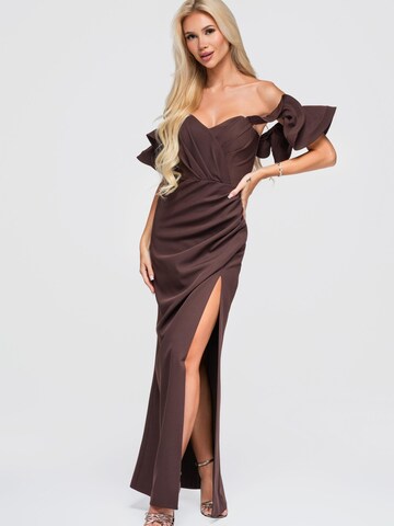 Ombre Abendkleid‌‌‌‌‌‌‌ in Braun