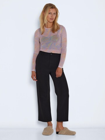 Noisy may Wide leg Broek 'Drewie' in Zwart