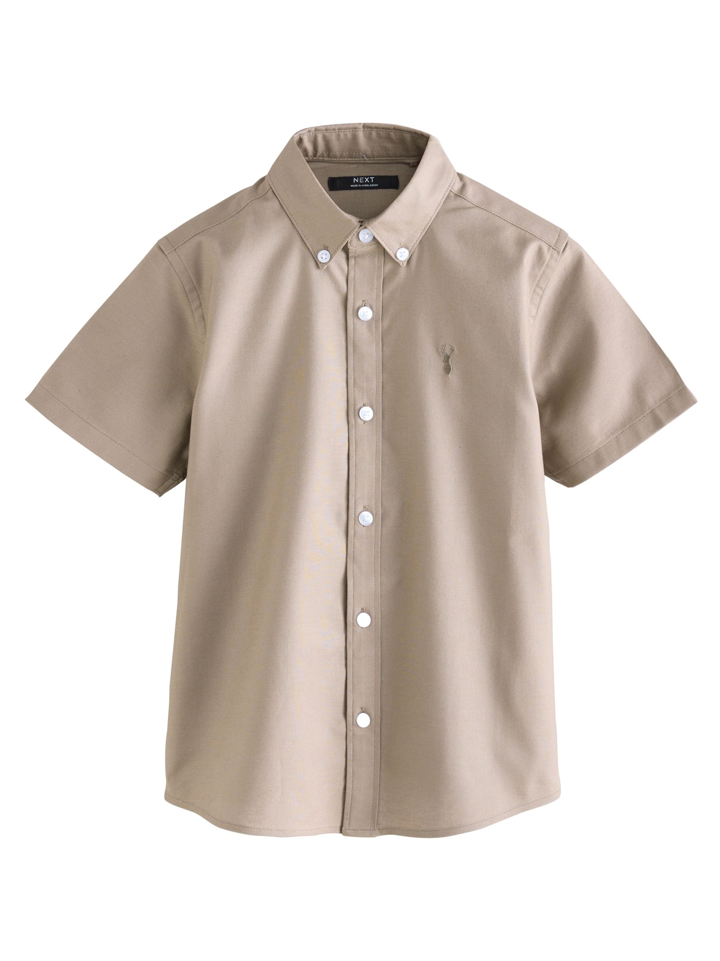 Next Средняя посадка Рубашка в Бежевый: спереди