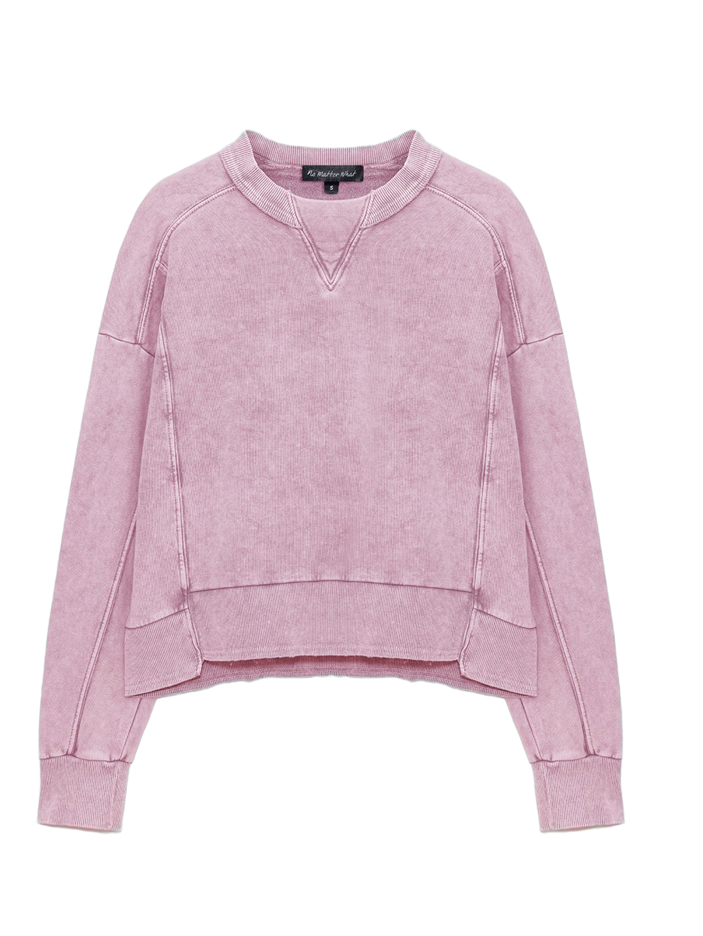 No Matter What Sweatshirt in Pink: front