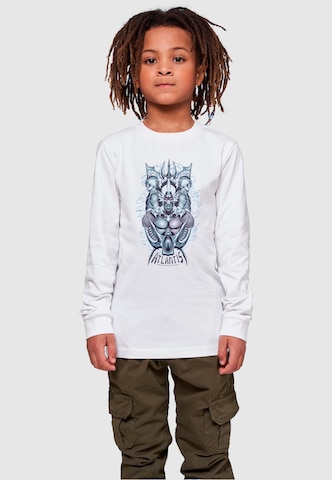 T-Shirt 'Aquaman - Ocean Master' ABSOLUTE CULT en blanc : devant
