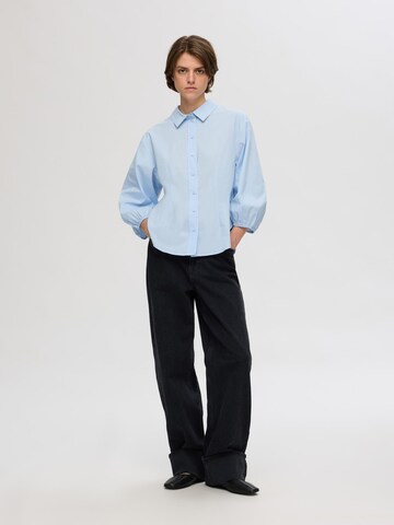 SELECTED - Blusa en azul
