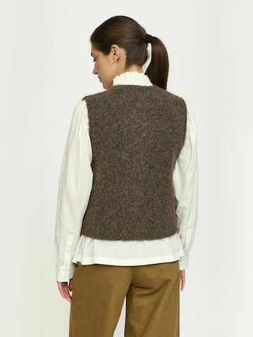 Gilet ' SRCamilla ' Soft Rebels en marron : derrière