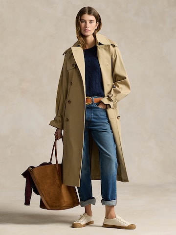 Polo Ralph Lauren Демисезонное пальто в Бежевый: спереди