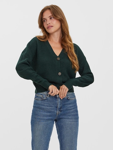 VERO MODA - Cárdigan 'Lea' en verde: frente