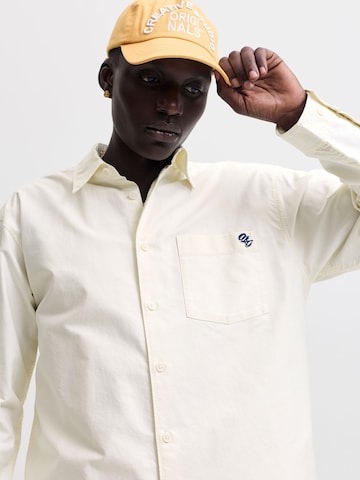 JACK & JONES - Ajuste confortable Camisa de negocios 'JORFrederiksberg' en blanco
