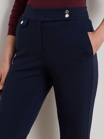 Coupe slim Pantalon 'ZINLEAH' Lauren Ralph Lauren Petite en bleu
