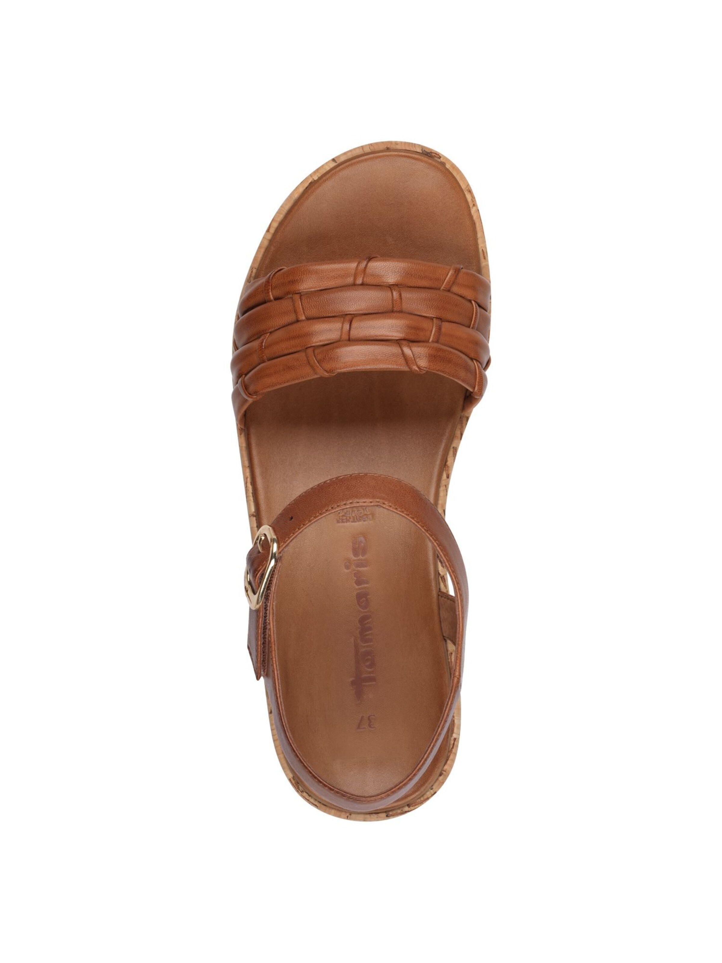 Tamaris Sandalen met riem in Bruin