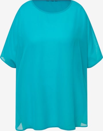 Chemisier Ulla Popken en bleu : devant