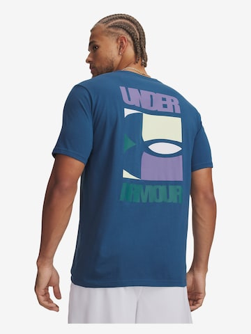UNDER ARMOUR Functioneel shirt in Blauw