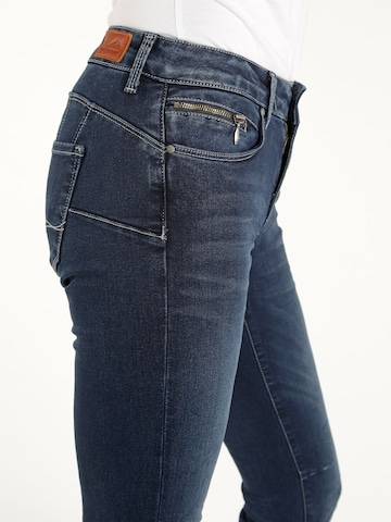 Miracle of Denim Skinny Jeans 'Eva' in Blau
