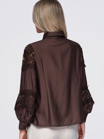 Ombre - Blusa en marrón