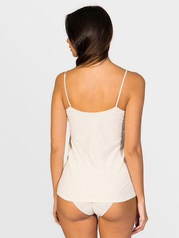 zd ZERO DEFECTS Undershirt 'Afrodita Spaghetti top soy fiber' in White