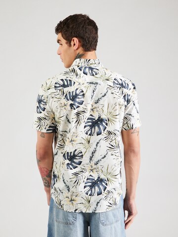 Fit confort Chemise 'JJHAWAII' JACK & JONES en blanc