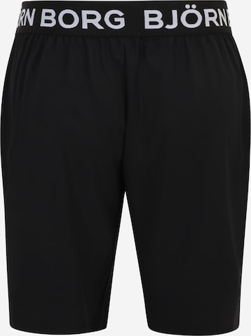 BJÖRN BORG Regular Workout Pants in Black