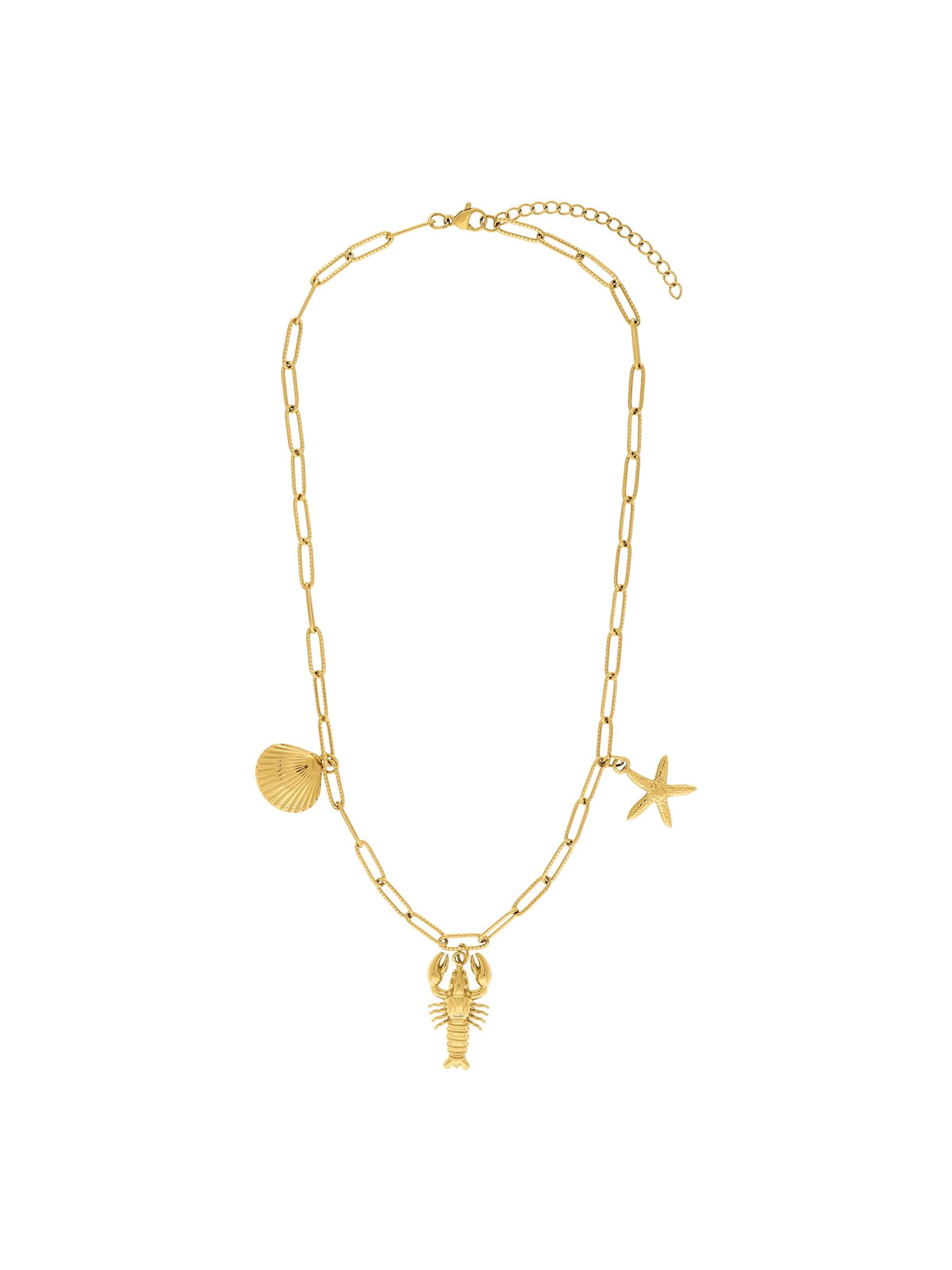 Lucardi Necklace in Gold: front