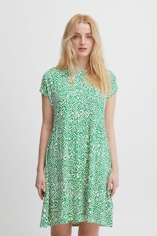 ICHI Dress 'Lisa' in Green: front