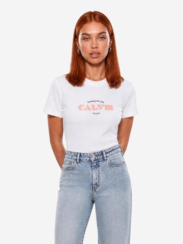 Maglietta di Calvin Klein Jeans in bianco