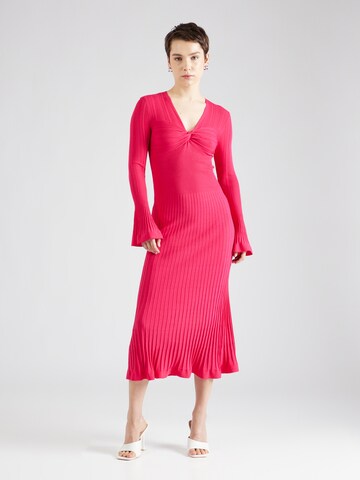 Twinset Knitted dress in Pink: front