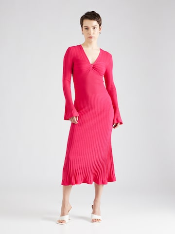 Twinset Knitted dress in Pink: front