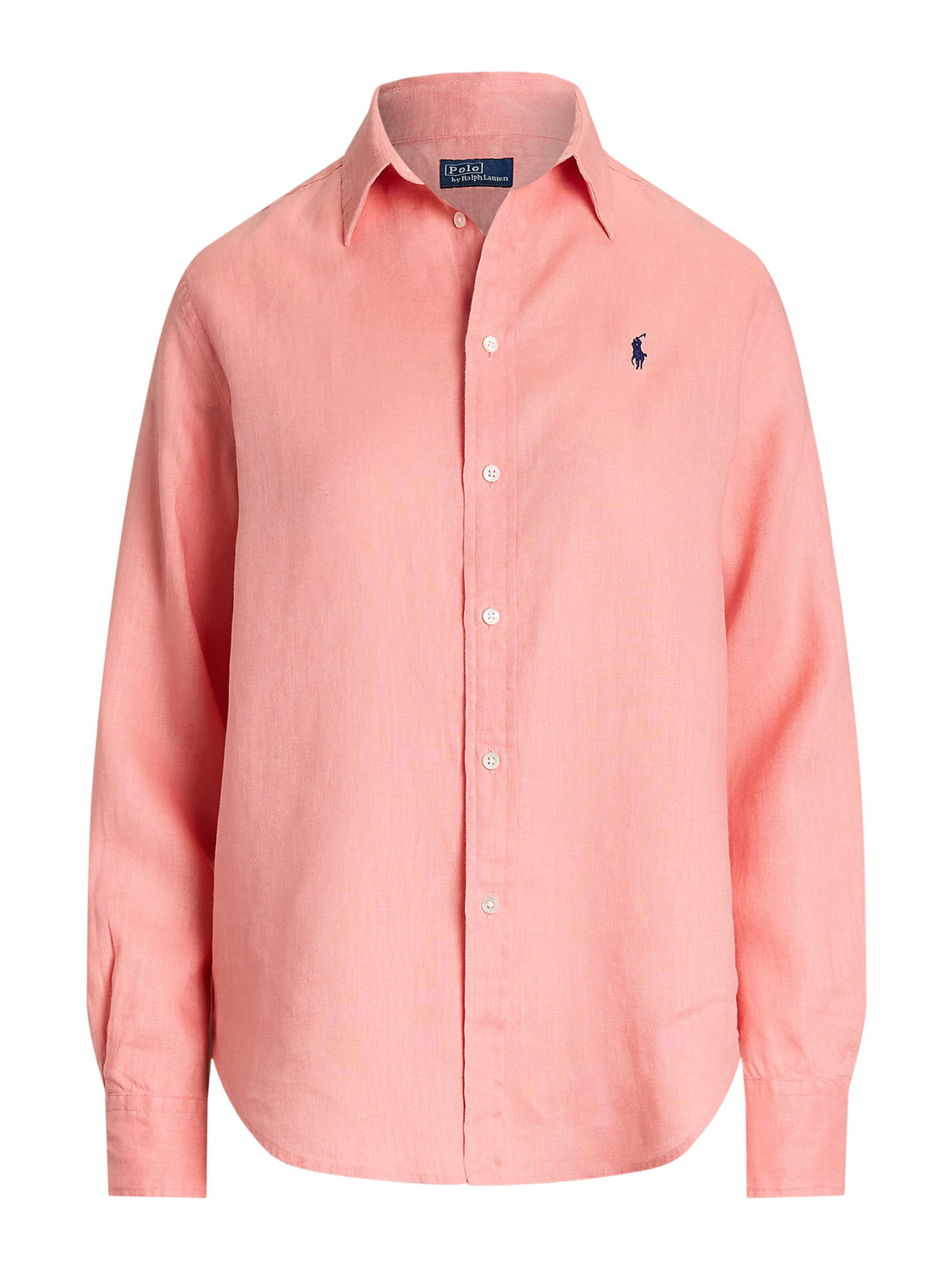 Polo Ralph Lauren Blouse 'Classic' in Pink: front