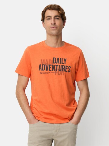 CAMEL ACTIVE T-Shirt in Orange: Vorderseite