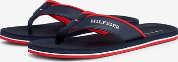 TOMMY HILFIGER T-Bar Sandals in Blue