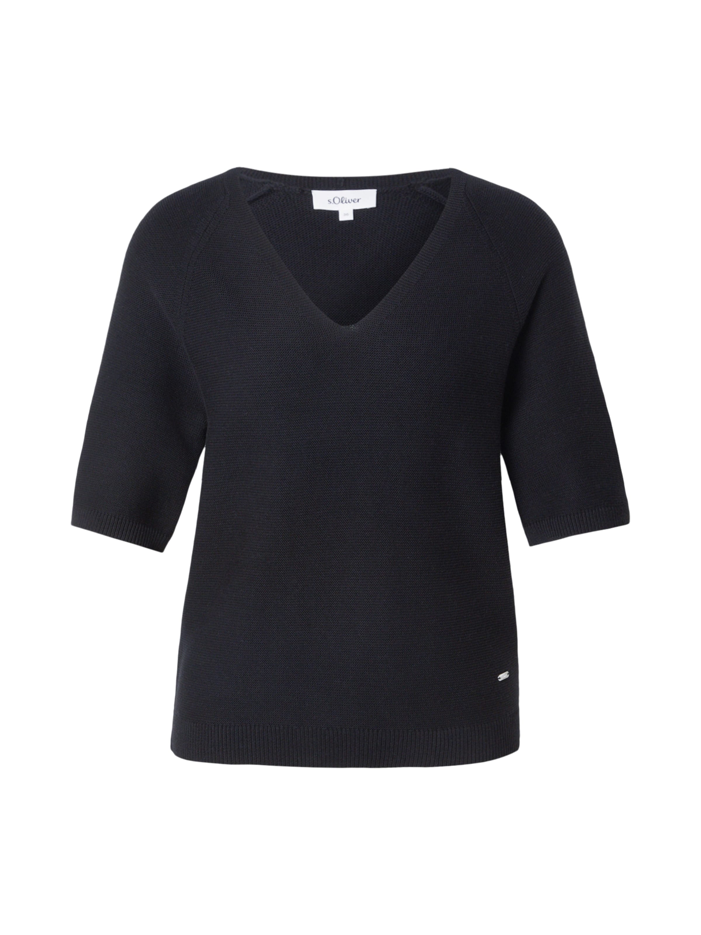 Pull-over s.Oliver en noir : devant
