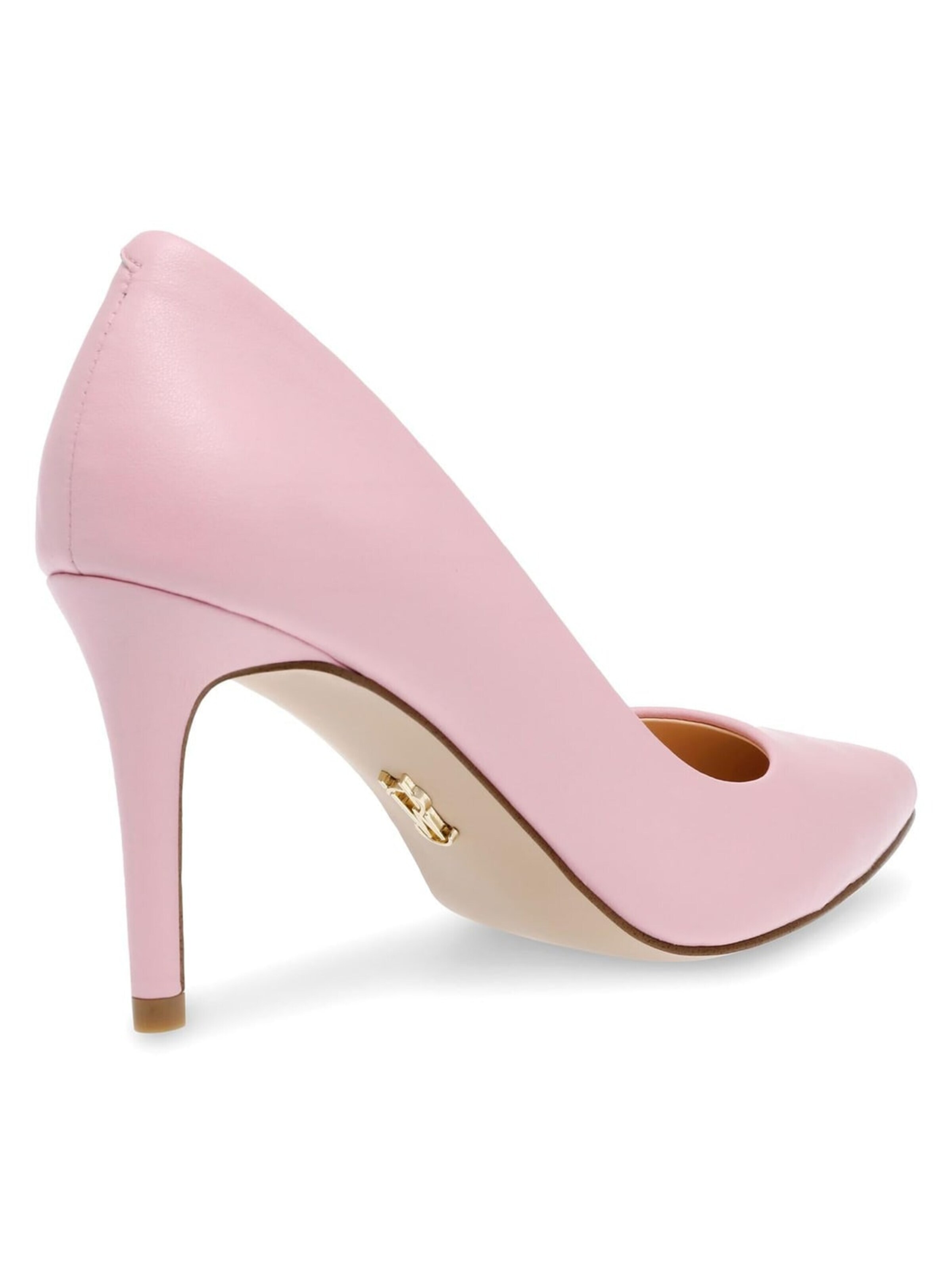 STEVE MADDEN Czółenka 'W' Ladybug Pink Leather Recycled Pumps' w kolorze różowy
