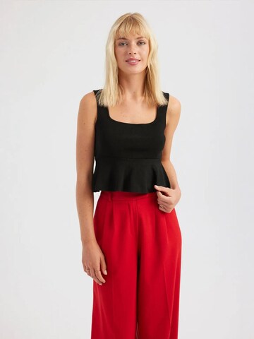 Tops en tricot Hiccup en noir : devant