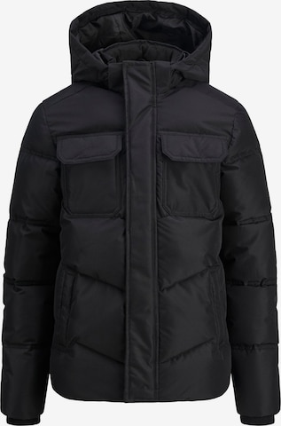 Jack & Jones Junior - Chaqueta de entretiempo en negro: frente