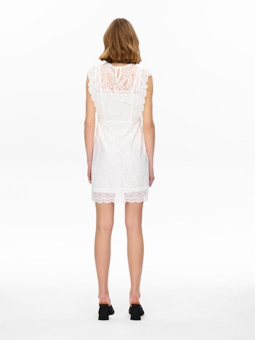 ONLY - Vestido de cocktail 'New Karo' em branco