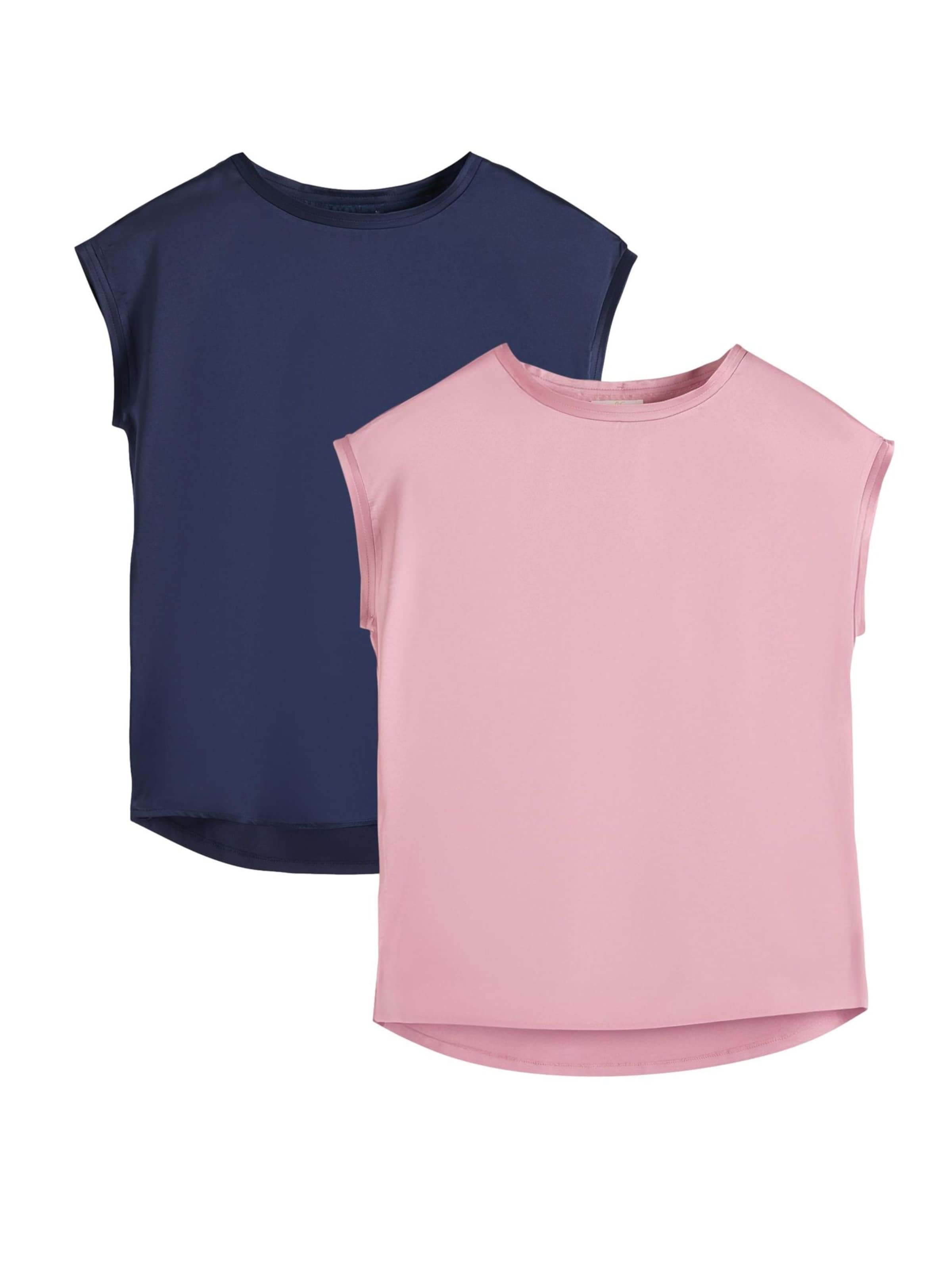 love & roses Shirt in Blauw: voorkant