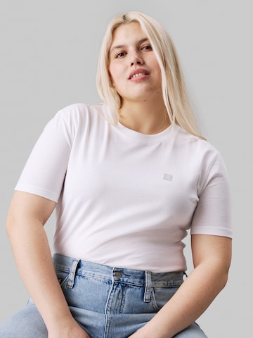 Calvin Klein Jeans Curve Regular Shirt in White