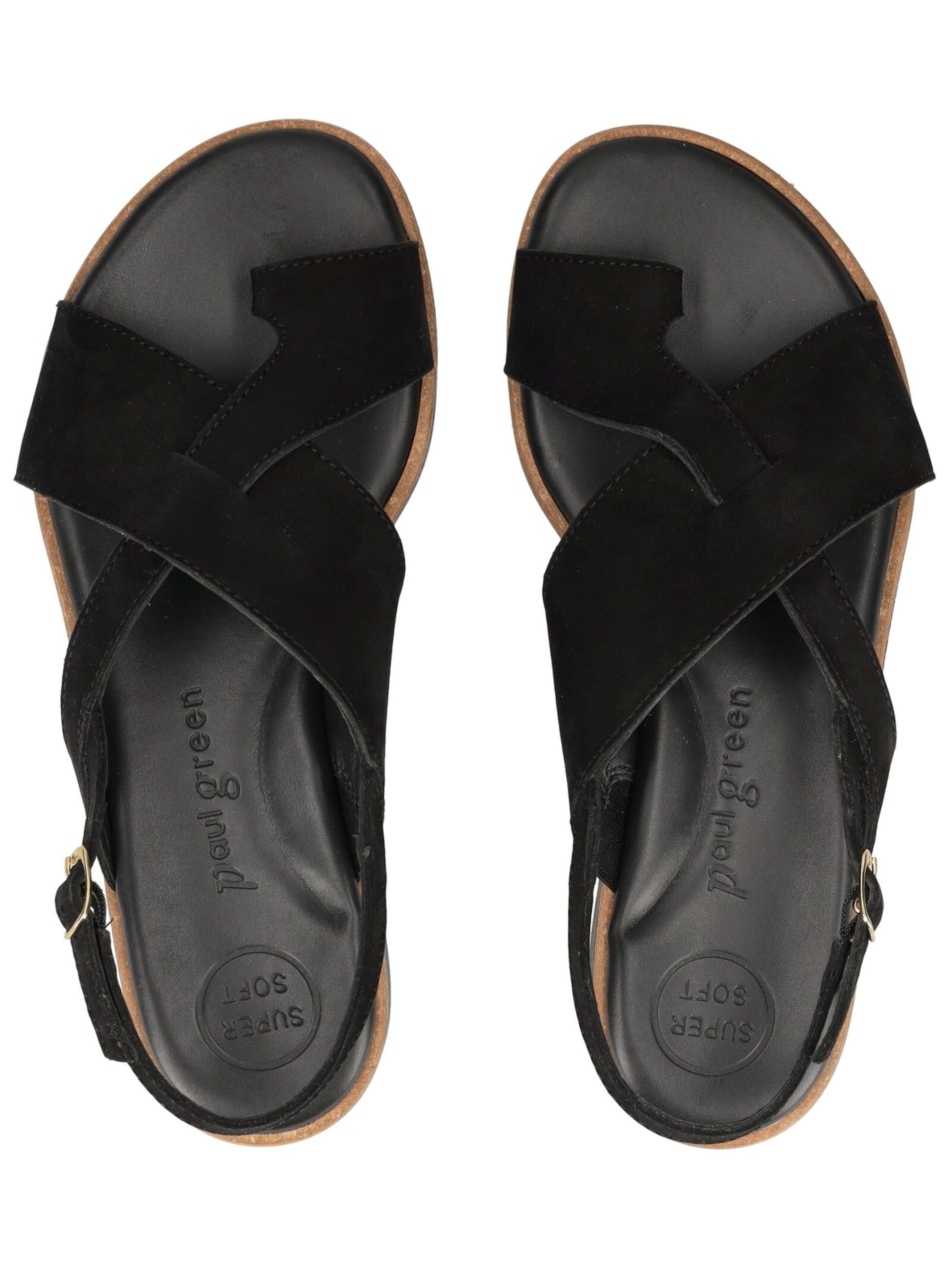 Paul Green Teenslipper in Zwart
