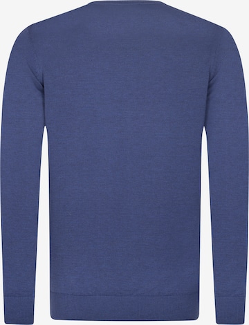 DENIM CULTURE Пуловер 'Manno' в синьо