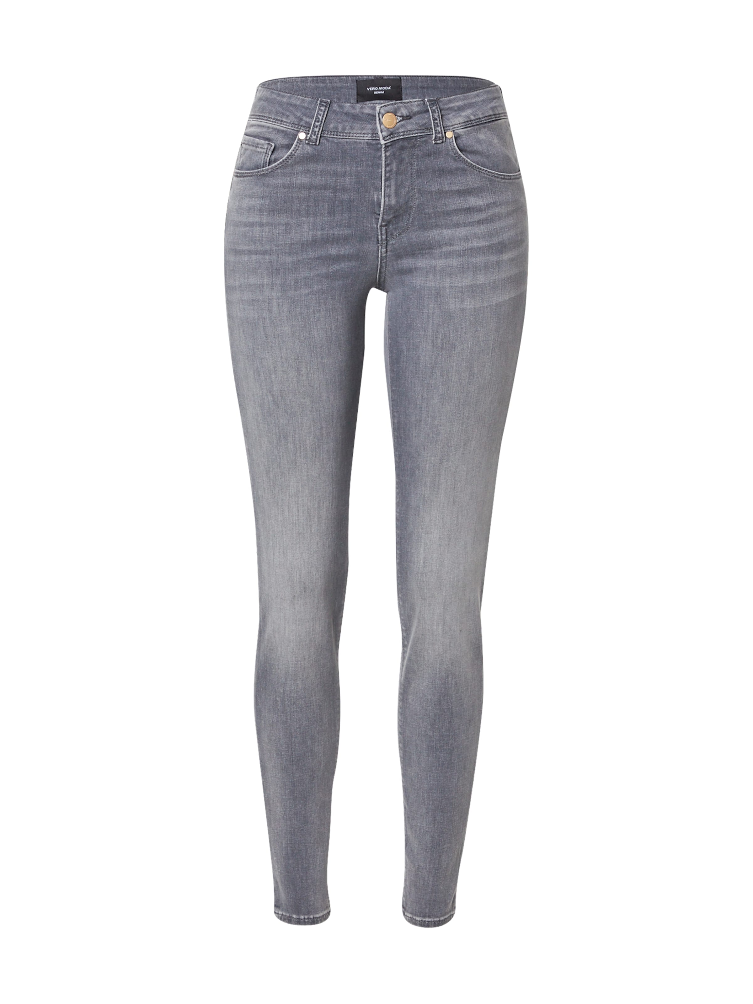 Slimfit Jeans &#x27;VMLux&#x27; di VERO MODA in grigio: frontale