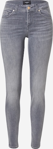 VERO MODA Skinny Jeans 'Lux' in Grey: front