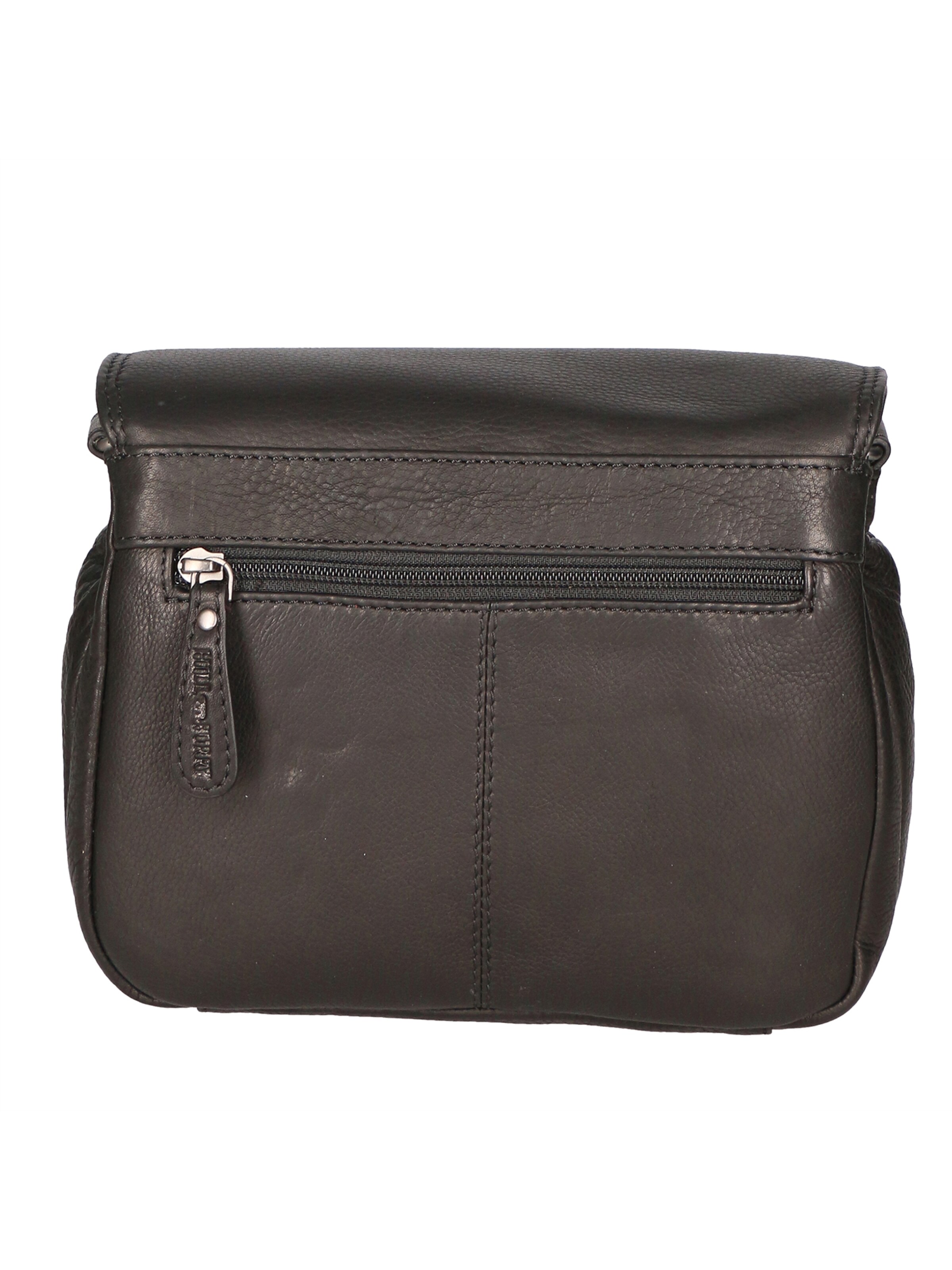 Borsa a tracolla 'Borsa a tracolla uomo vera pelle vitello ingrassato Hill Burry' di HILL BURRY in nero