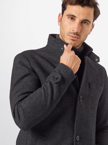 JACK & JONES Between-Seasons Coat 'Melton' in Grey